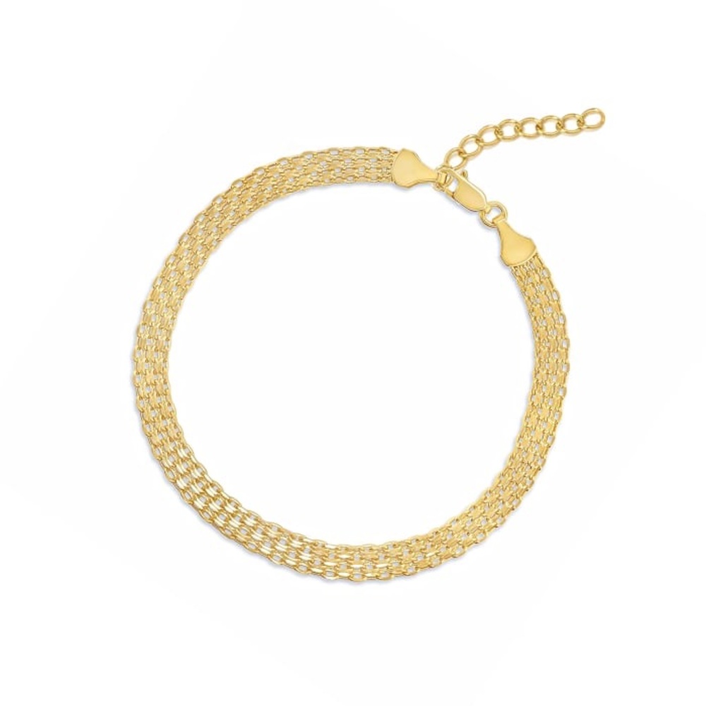 Gold plated bismark bracelet